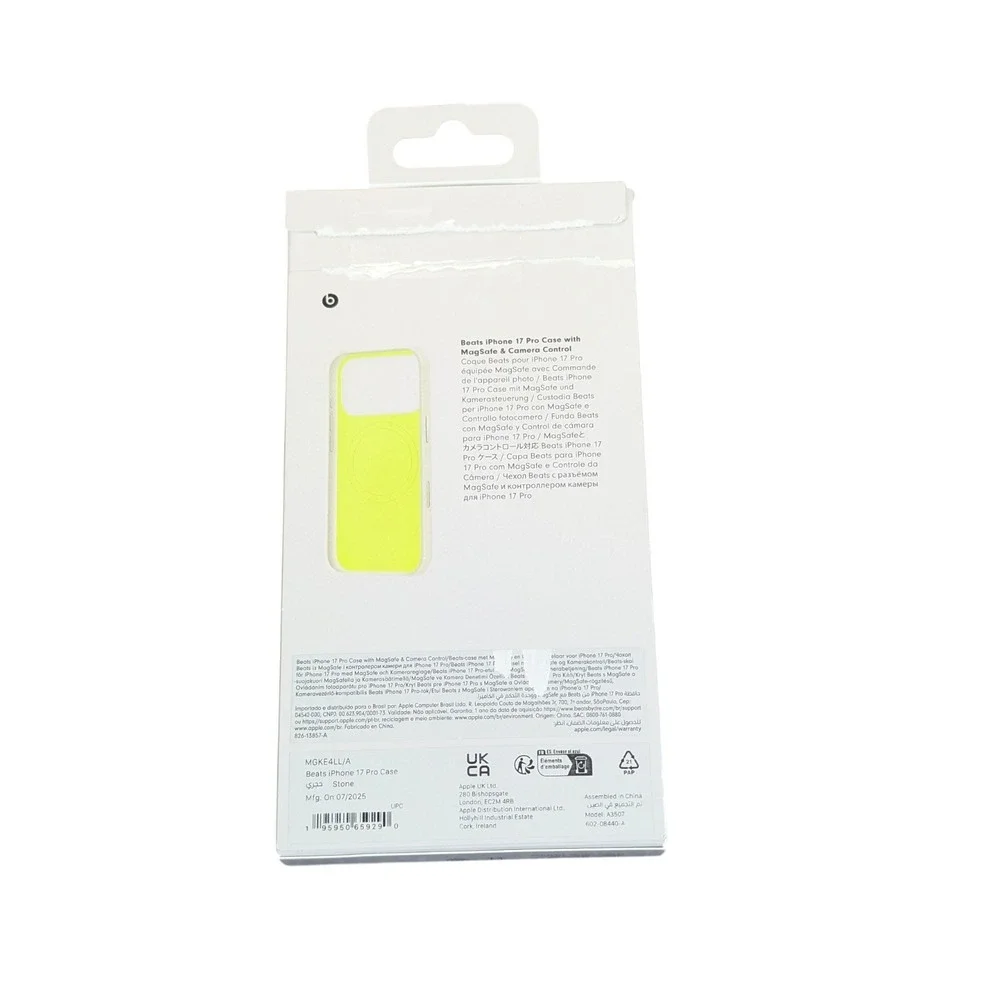 Nn1-P Beats  Case with MagSafe and Camera Control For iPhone 17 Pro Lime Stone ⬇